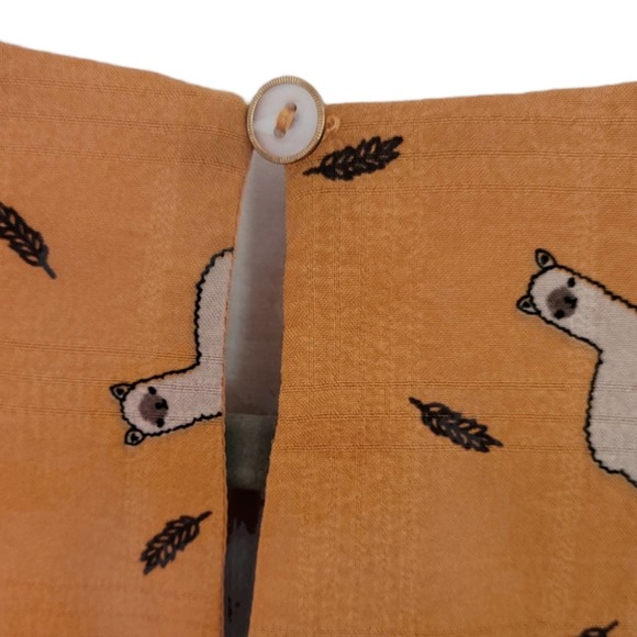 Anthropologie Louche Birte Llama Dress Small - Picture 4 of 5